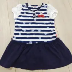 ミキハウス　ワンピース　90