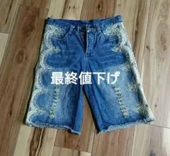 サイドレースハーフパンツ