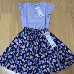 新品タグ付き　エニファムトップス&スカート120