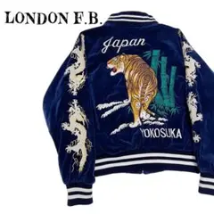 キズ　　London.fb スカジャン 虎とドラゴン刺繍 黒 キズ様専用 London.fb スカジャン 虎とドラゴン刺繍 黒 - メルカリ