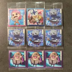 ワンピース大海賊シールウエハース 4種 9枚