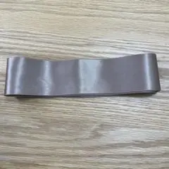 サテンサッシュベルト ブラウン