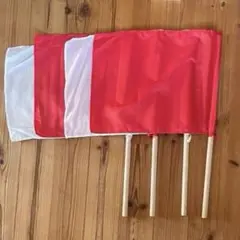 手旗 赤白 ２組