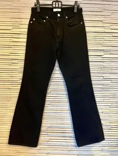 Jieda ブラック ブーツカットデニム