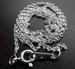 新品✠シルバー925　アズキチェーン　ネックレス　刻印　約1.3mm40cm✠