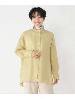ウタオ　フレンチリネンオーバーシャツ　Mサイズ