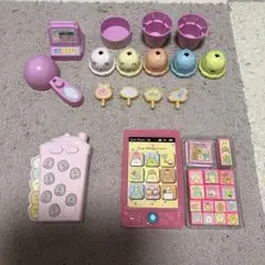 すみっコぐらし スタンプセット　アイス屋さんセット　たぴおかつんつんゲームポッド
