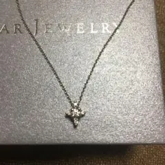star jewelry ダイヤモンドネックレス ホワイトゴールド0.09ct