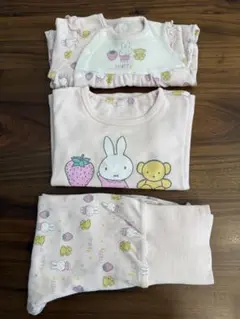 miffy ミッフィー 姉妹リンク ロンパース セットアップ パジャマ セット