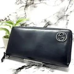 GUCCI インターロッキング ラウンドファスナー 長財布 3821
