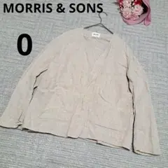 MORRIS & SONS モリス&サンズ ノーカラージャケット ベージュ 0