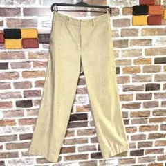 23区　メンズパンツ　ズボン　ベージュボトムス　ストレート　伸縮性あり　36