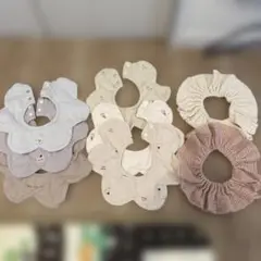 ベビーザらス　刺繍付き　コットン　綿100% スタイ8枚セット