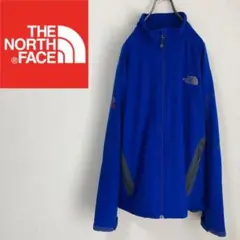 ノースフェイス ストレッチジャケット ブルー メンズ XL