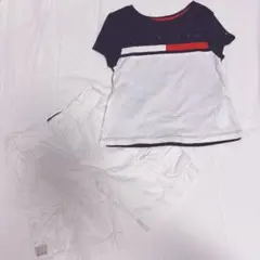 トミーヒルフィガー　Tシャツ　パンツ　白　ネイビー　ラルフローレン　90 95