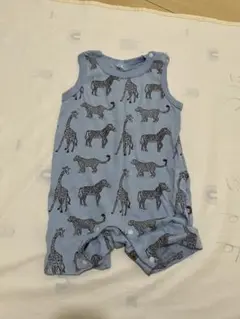 動物柄ロンパース 80センチ