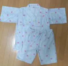 ダブルガーゼ かぶり甚平 レディースパジャマ Mサイズ