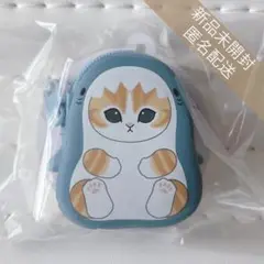 【 新品未開封 】モフサンド mofusand サメにゃん シリコンポーチ 青