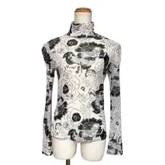 希少 TRUNK HIROKO KOSHINO パフ袖 パワーネットカットソー