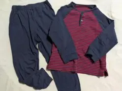 UNIQLO ユニクロ キッズ 長袖パジャマ Sサイズ