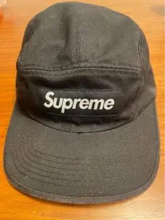 Supreme 黒 キャップ