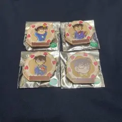 名探偵コナン　連載30周年記念カフェ　木製マグネット　まとめ売り　4点セット