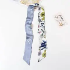 リボンスカーフ ヘアバンド バッグ 花柄 プレゼント 水着 夏 プール 推し活