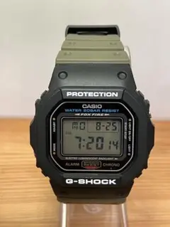 CASIO G-SHOCK DW-5600 腕時計 ブラック/オリーブ
