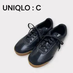 UNIQLO : C　スウェードコンビネーションスニーカーサイズ　23.5 ＊