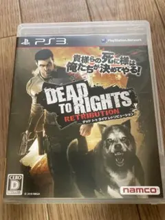 美品　PS3 DEAD TO RIGHTS：RETRIBUTION