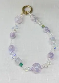 ハンドメイド ガラスビーズ ブレスレット