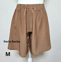 美品 ペルルペッシュ ショートパンツ ベージュ 38 M 薄手 春夏秋