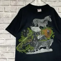 USA製90sヴィンテージTシャツ！シングルステッチ　ブラック半袖古着L725