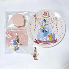 ディズニーランド 40周年 デイジー プレート チャーム フィギュア