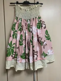 フラダンスパウスカート ピンク