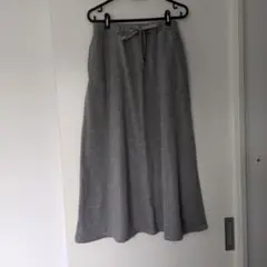 fgグレー スウェットロングスカート