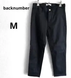 バックナンバー ライトオン M コットン ストレッチ スリムパンツ ブラック