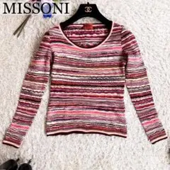 最高級❁ミッソーニ オレンジタグ ニット トップス カットソー ウール シルク
