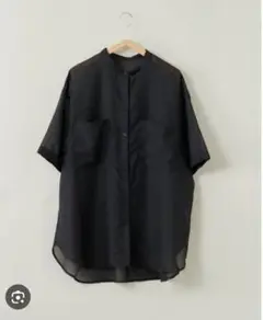CEPO シアーオーバーシャツ ブラック