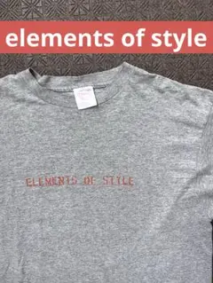 90s elements of style XL tシャツ