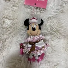 テーブルイズウェイティング　ミニー　ぬいぐるみストラップ　ディズニー