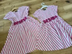 姉妹　2枚セット　ベベ　ワンピース　120　130　セット