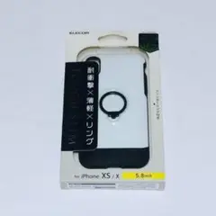 新品　エレコムiPhoneXs/X用タフスリムケースフィンガーリング付きセール中