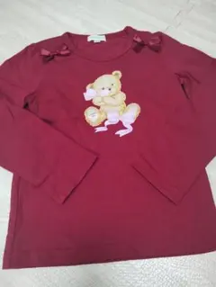 パンパンチュチュ　長袖Ｔシャツ くま　120