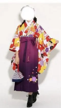 【美品✨】ピンクラテ　袴　パープル　薄紫　160　 卒業式 入卒・セレモニー・卒服】WEB限定 袴セット（その他） | PINK