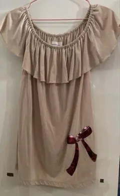 ジルスチュアート(JILL STUART)の フリルブラウス風チュニック　リボン