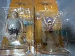 ワンピース 一番くじ幼少期 ミニフィギュア F賞 2個セット　おまけつき