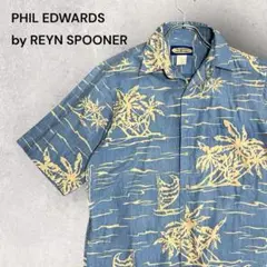 PHIL EDWARDS by REYN SPOONERハワイアンアロハシャツS