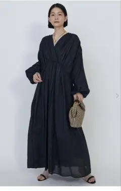 プルミエアロンディスモン　カシュクールワンピース2025ss