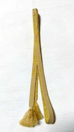 ❤️最終処分価格❤️正絹 帯締め ベージュ色